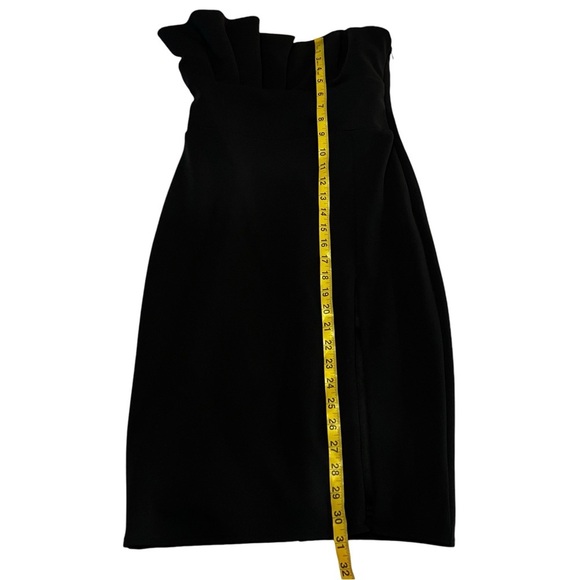 NWT Katie May Dignified Asymmetric Bustier Dress Black Small LBD Strapless mini - Picture 14 of 16